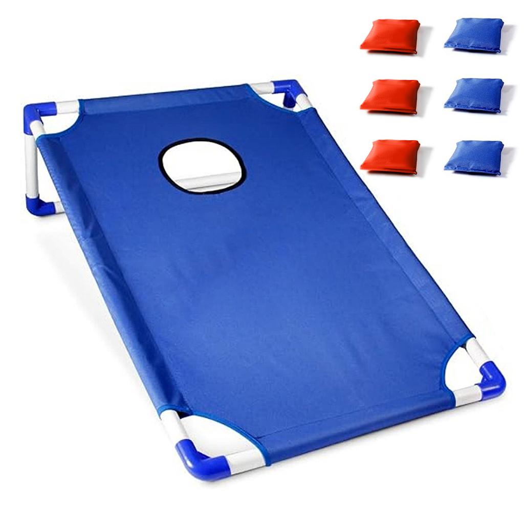 Game Boards + 6 Sandbags Portable Outdoor Sports, Sandbag Tossing Board Set with Fun Competitive Disc Yard Game,Christmas Gift