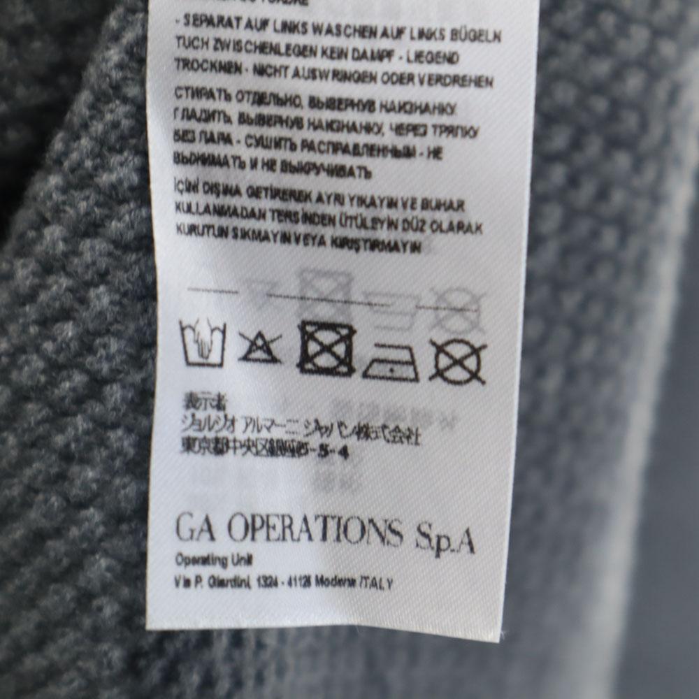 Armani Exchange Long Sleeve Knit Cardigan M Gray Men's Used