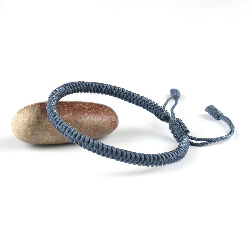 Tibetan Buddhist Bracelet Lucky Handmade Braided Adjustable King Kong Knot Red Thread Charm Bracelets for Women Men Couple Lover