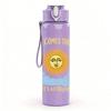 1PC Welcome The Sun Retro Sun Art 750ml Color Plastic Sports Water Bottle Leakproof Flip Straw Lid Suitable for Sports Office Home Use