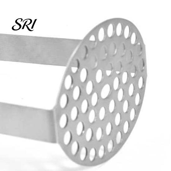 Vegetable Masher Tool Potato with Anti-Slip Rubber Handle U-Shaped Design Potatoes Heavy Duty Uniform Mesh for Sweet Pumpkin Beans Hand Press