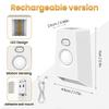 USB Rechargeable LED Wall Lamp 120° Motion Sensor Night Light 10-15FT Sensing Distance Dimmable Stair Light for Hallway Bedroom