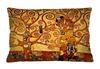 Elegance Print Golden Tree (Klimt) Decorative Pillow 40×60 Cm - Velvet, Double-Sided Print, Zipper, Anti-Allergic Filling, Premium Product