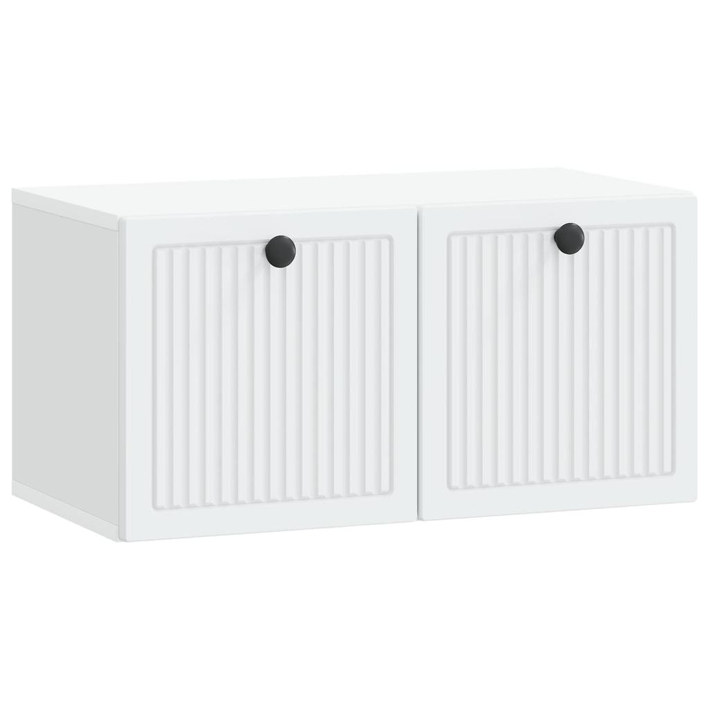 Wall Mounted TV Cabinet White 59.5 x 31 x 30 cm Particleboard