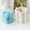 3D Animal Shaped Candle Mold Aromatherapy Soap Mould Resin Epoxy Mould Plaster Ornament for Birthdays and Festivals