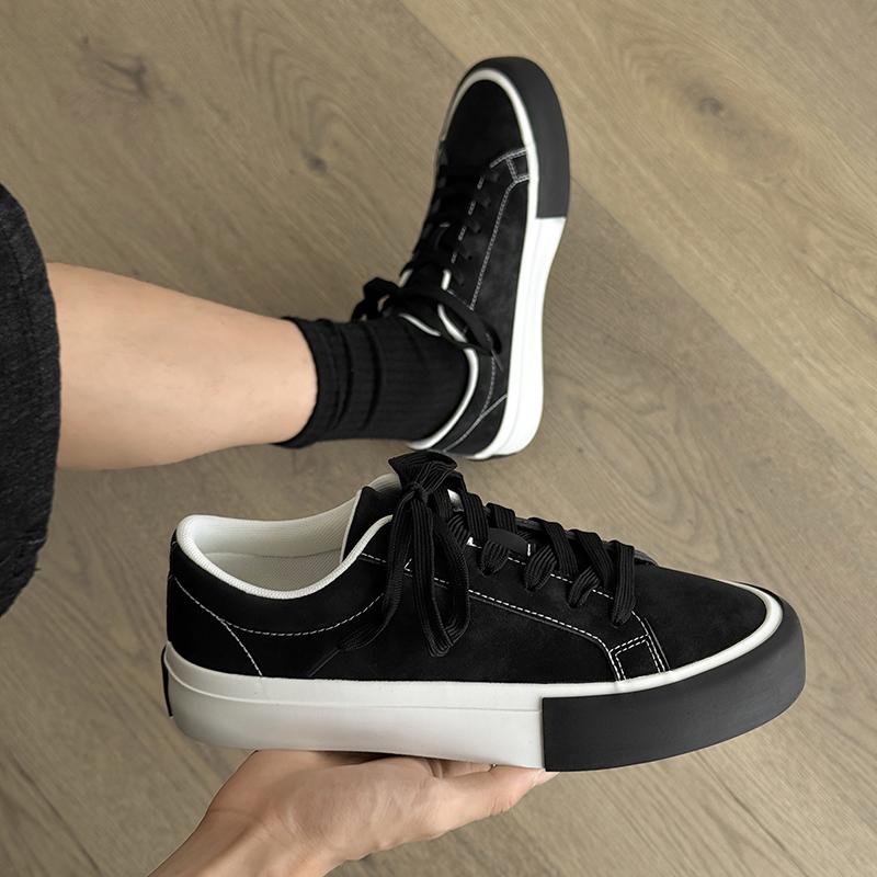 Fashion 2025 New Arrival Men Women Couple Suede Sneakers Casual Shoes 36-44 Retro Breathable Non-Slip for Daily Walking