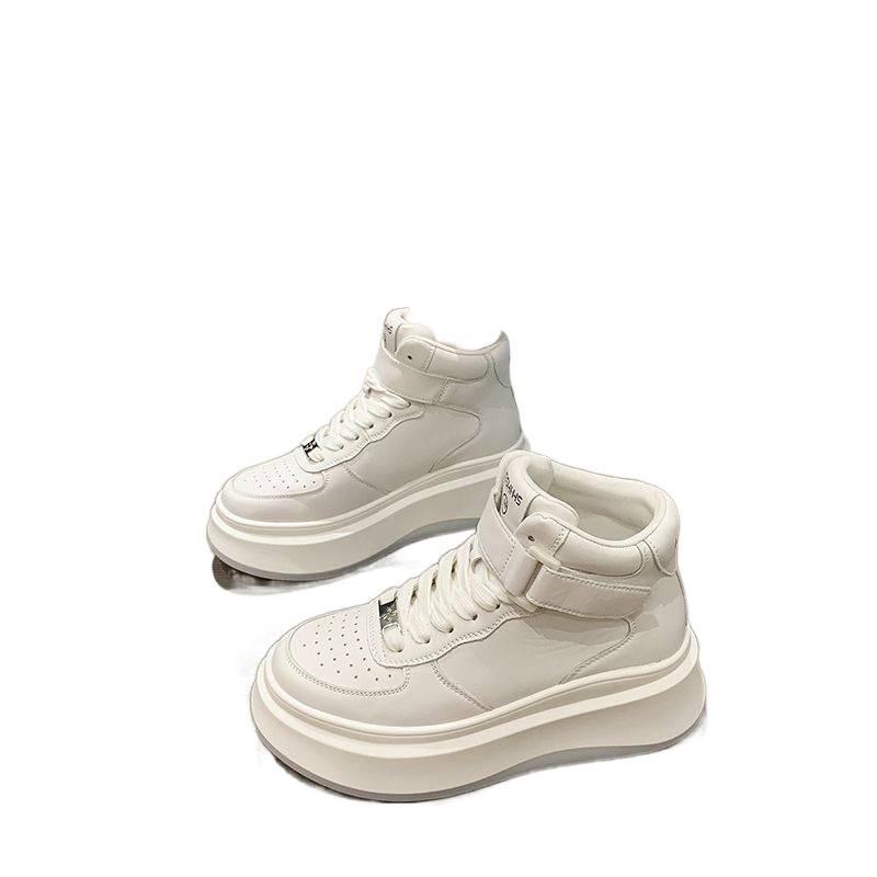 Women's Trendy Autumn/Winter High-Top Sneakers - Thick-Soled Casual Sports Shoes