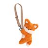 Plush Foxes Shoulder Bag Soft Crossbody Bag Girls Cartoon Backpack Lovely Animal School Bag Coin Purse for Winter