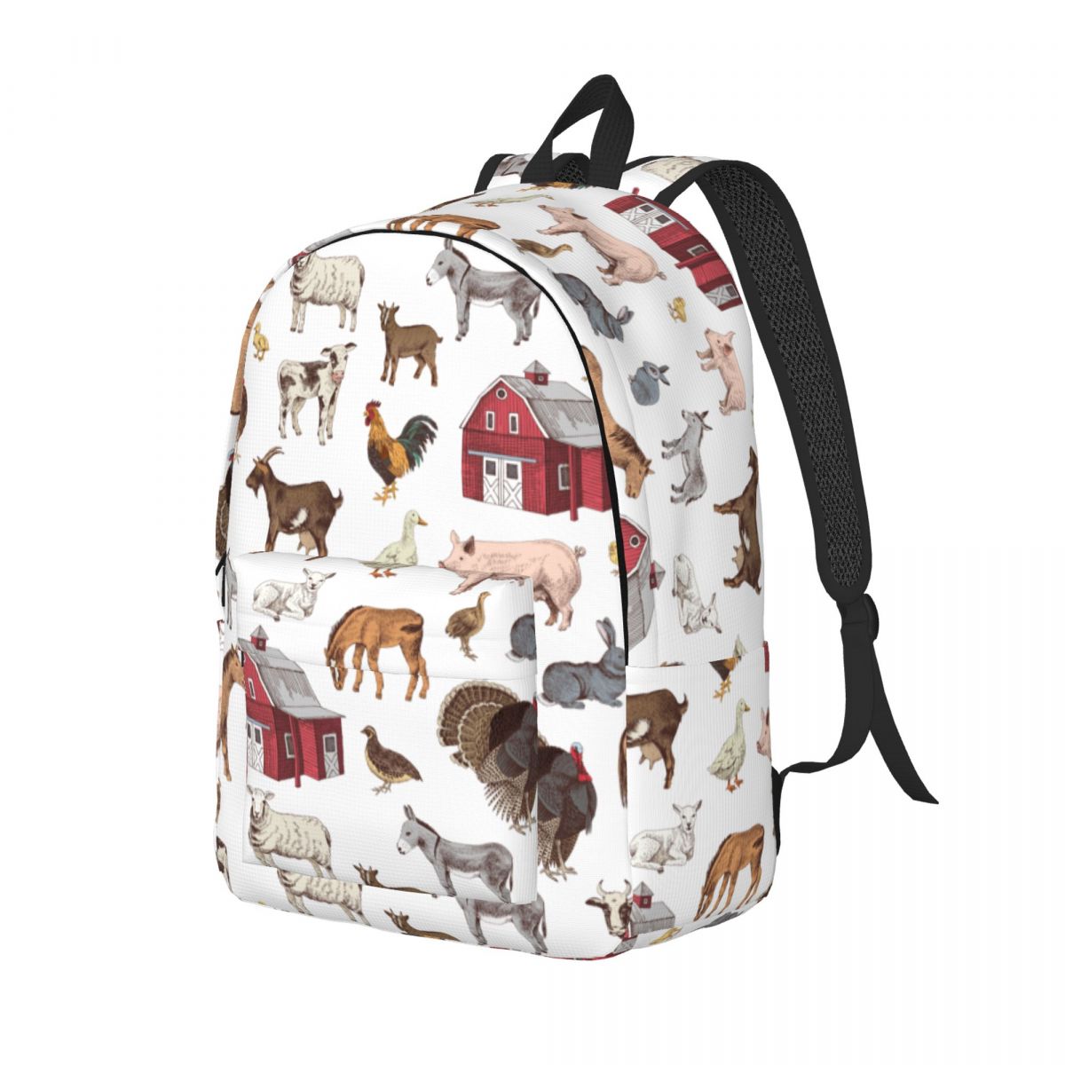 Cavia Processie Dagelijkse Rugzak voor Jonge Leerling Schoolrugzak Liefhebber van Schattige Dieren Dieren Kawaii Pluizig Huisdier Rugzak Small 40x30x14cm