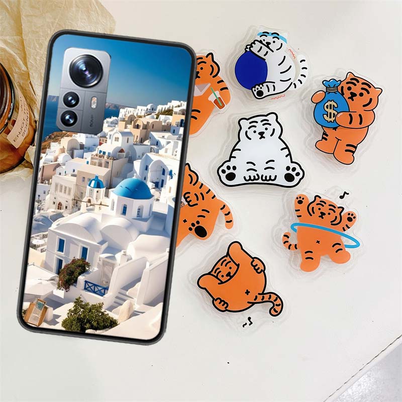 Greece In Summer. Santorini Phone Case For Xiaomi Poco X7 X6 M8 M7 M6 M4 M3 X4 Pro F7 Ultra M5S Mi 14 14T 15 15T 12T 10T Pro 12S