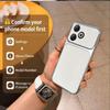 Electroplated Bumper Leather Case for realme Note 80 Full Big Window Camera Protector Cover