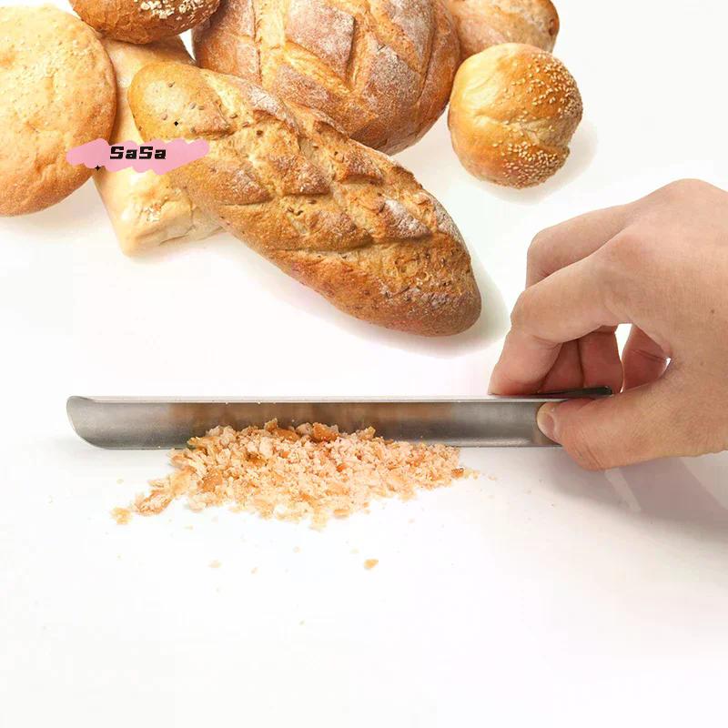 Kuchenwerkzeug Krümelreiniger Krümelkehrer Edelstahl Brotkrümel Schaber Küche Restaurant Krümelschaber Werkzeug