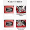 Wall Mounted Key Lock Box Sturdy Combination Lock Box Key Safe Storage  Construction Site