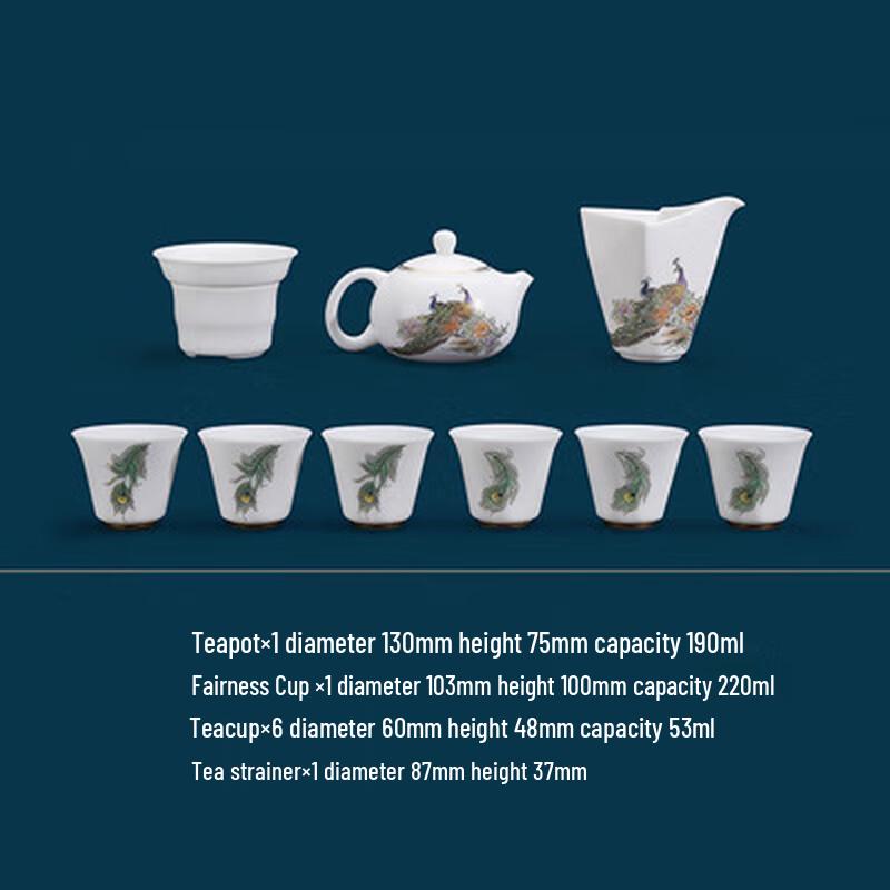 

Чаксун Неглазурованный Нефрит из Овечьего Жира Фарфоровый Чайный Набор для Кунг-Фу