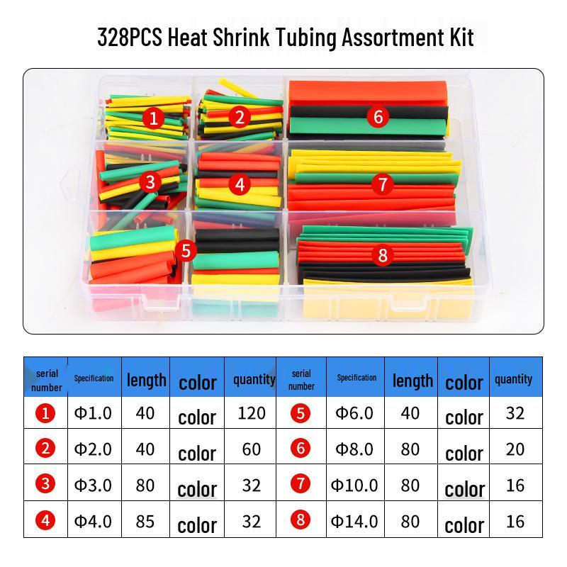 Waterproof Flexible Heat Shrink Tube - Insulating Sleeve for Wire Protection and Cable Management