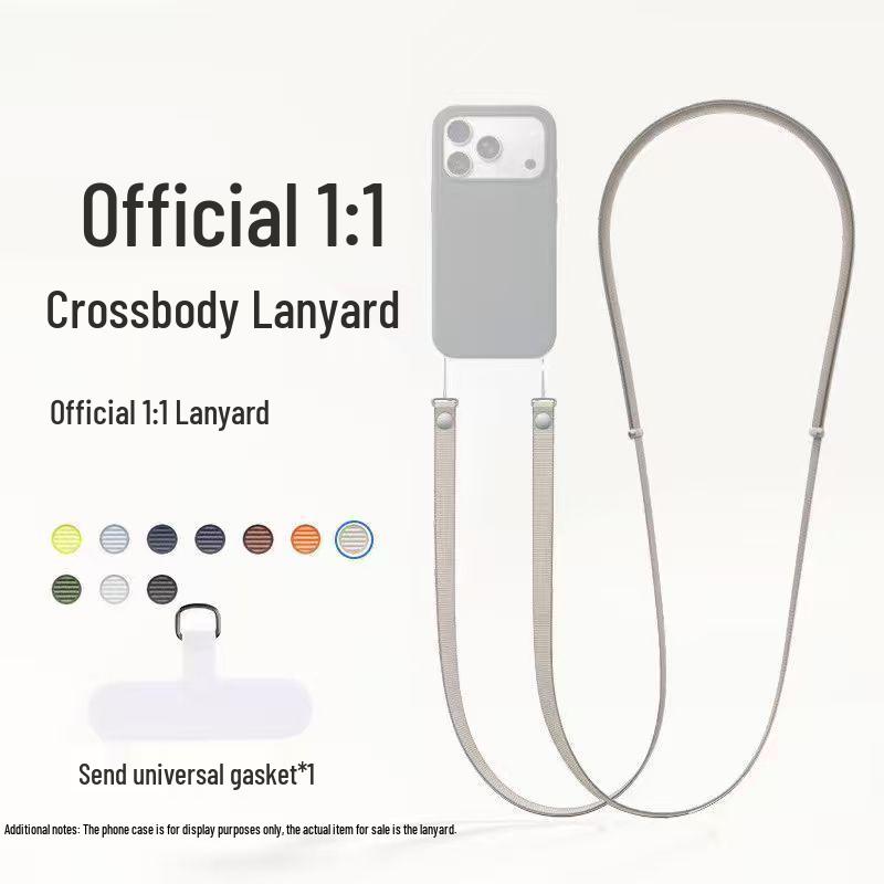 Magnetic Crossbody Lanyard for iPhone 17 - Official Apple Style Shoulder Strap