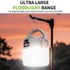 Led Solar Light Bulb Usb Rechargeable Camping Light Portable Outdoor Searchlight Multiduty Hanging Lamp With Flashlight 1Pc