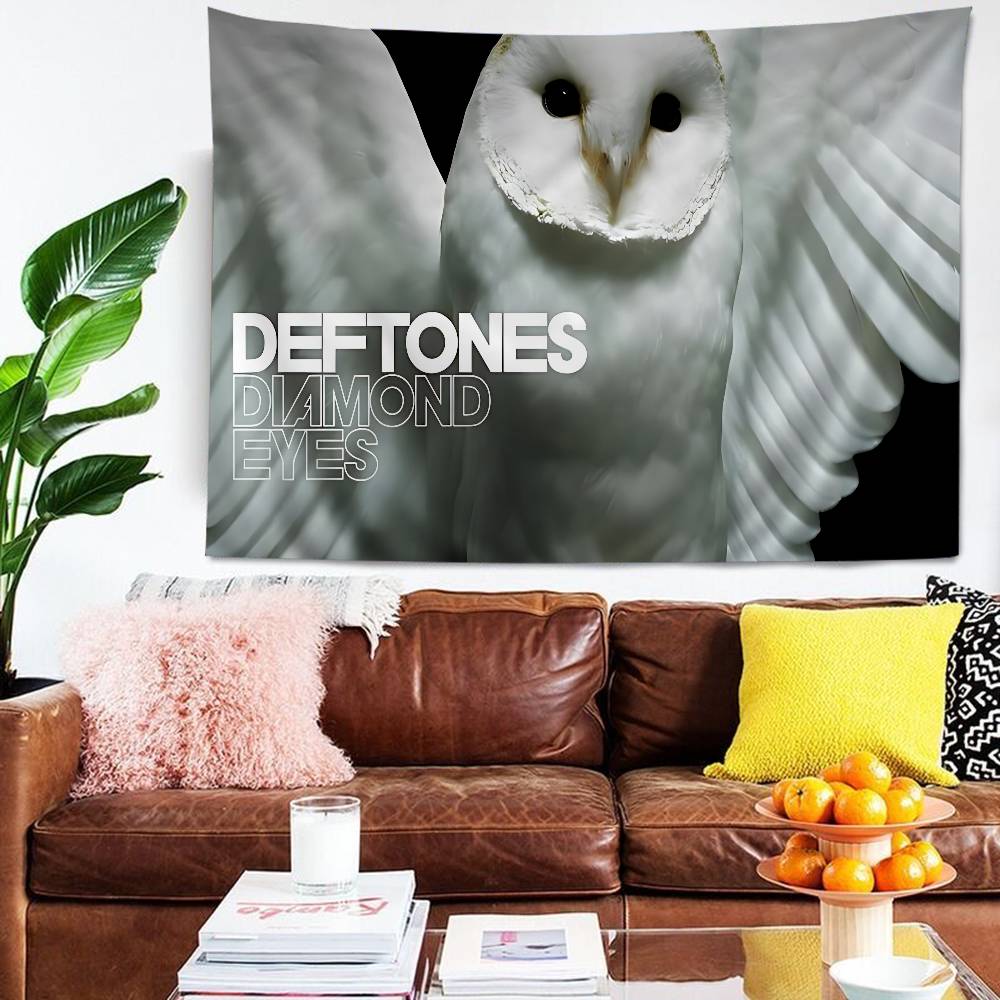 Band DDeftones Music DIY Wall Tapestry For Living Room Home Dorm Decor Wall Art Decor