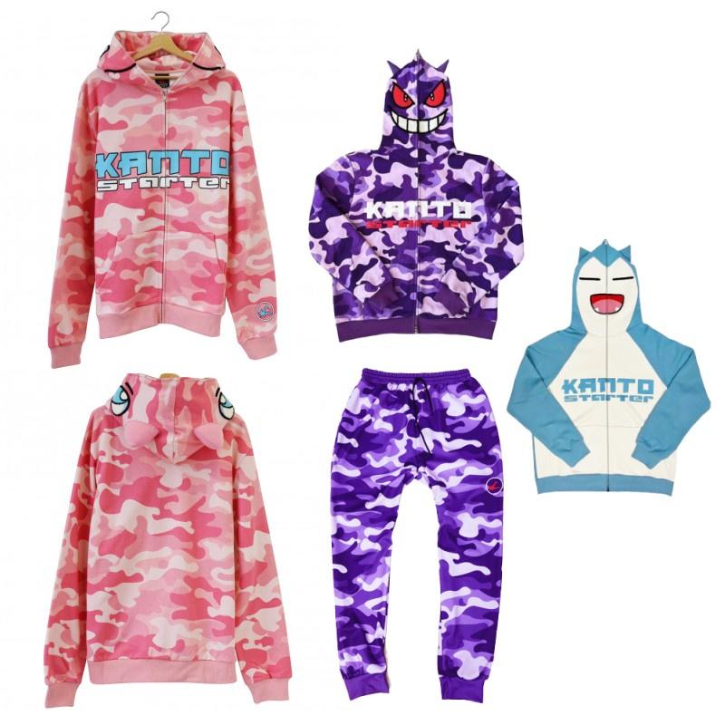 Set Felpa 3D Unisex Gengar Per Individui Attenti alla Moda
