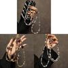 Leopard Print Crystal Phone Lanyard With Stylish Sparkling Rhinestones For Women And Men