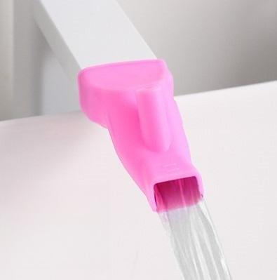 Bathroom Silicone Faucet Extender Bathroom Sink Device Home Multifunctional Cleaning Tools Children Faucet Extenders Kitchen