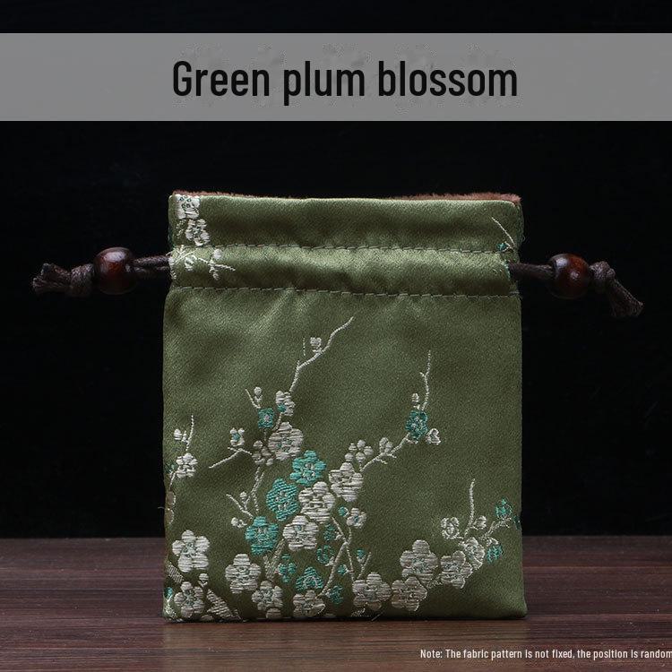 Chinese Double-Layer Brocade Drawstring Jewelry Gift Bag