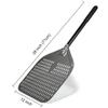 SHANGPEIXUAN 16/14/13/12 Zoll perforierte Pizzaschaufel rechteckige Pizzaschaufel Aluminium Hartbeschichtung Pizzaschaufel Paddel kurzes Werkzeug 1
