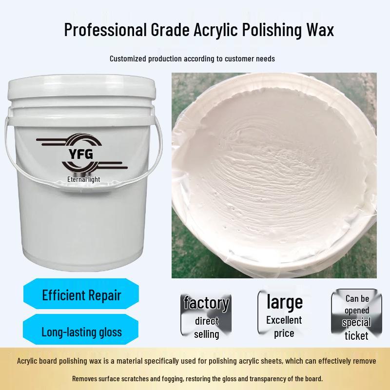 Customizable Liquid Wax and Polishing Slurry for Automatic Resin Product Finishing