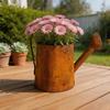 Unique Distressed Iron Watering Can Styles Container Flower Pot Ideal For Herbs Plant And Decorative Use Indoor Outdoor Use