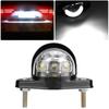 Motorcycle License Plate Light - 12V 6LEDs Reflector, Trailer Truck Lorry License Plate Light