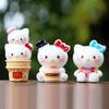 Resin Hello Kitty Figure Collectible Blind Box Toy For Creative Car And Desktop Decor