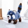 Electric Plush Red Panda Toy Interactive Walking Tail Wagging Raccoon Doll Handmade Toddlers Educational Simulation Stuffed Animal Toy