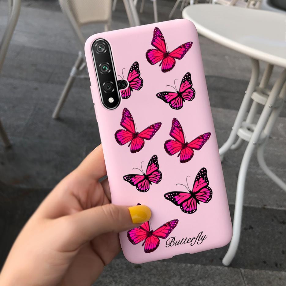 For Huawei Honor 20 Case Stylish Painted Silicone Soft TPU Phone Case Fundas For Huawei Nova 5T 5 T Honor 20 Honor20 Cases Cover