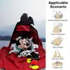 1pc, Disney Mickey Mouse Home Decorative Throw Blanket Perfect Gift for Bedroom, Living Room, Travel, Camping, Car
