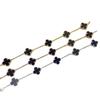 High Version Double-sided Four-leaf Clover Bracelet Fantasy 18K Rose Gold Mother-of-pearl CNC Five-flower Bracelet