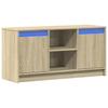 Vidaxl Mobile Porta TV con LED, Rovere Sonoma, 100x34x50 cm