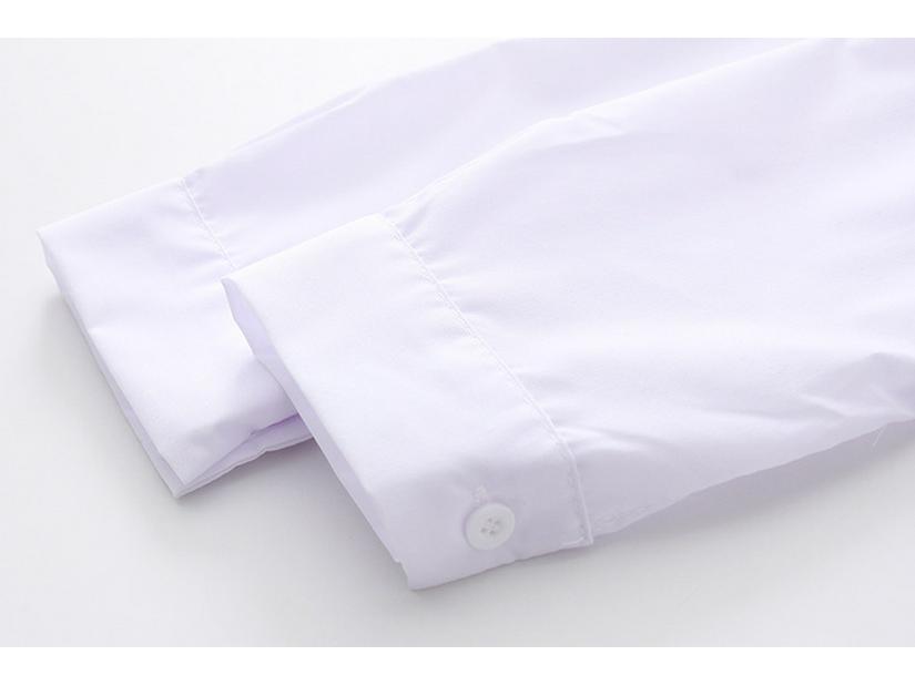 Damen Locker Geschnittenes Mittellanges Bedrucktes Weißes Hemd - Herbst Koreanischer Stil