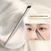 Sickle-Shaped Angled Nose Contour Brush - Professional Flat Head Highlighter & Shadow Brush