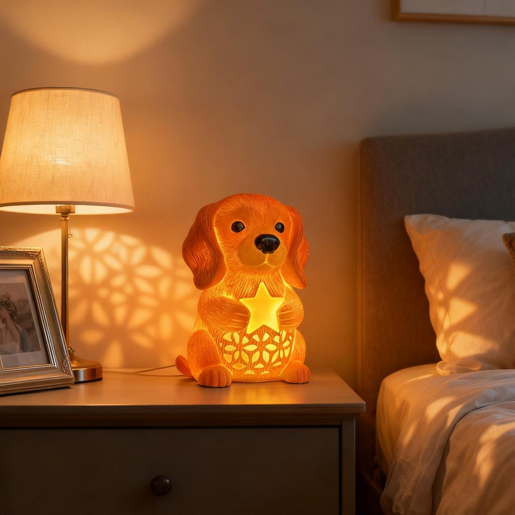 Puppy Night Light, Home Decoration Item, Creative Animal Table Decoration Cute Night Light