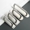Furniture Handle Heavy Duty Barn Door Pull Stainless Steel Gate Door Handle Door Plate Handle  Push