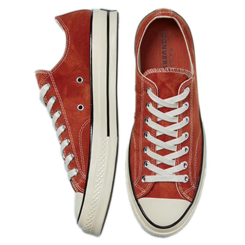 Converse Chuck Taylor All Star 1970s Comfortable Casual Low-Top Espadrilles Unisex Reddish-Orange