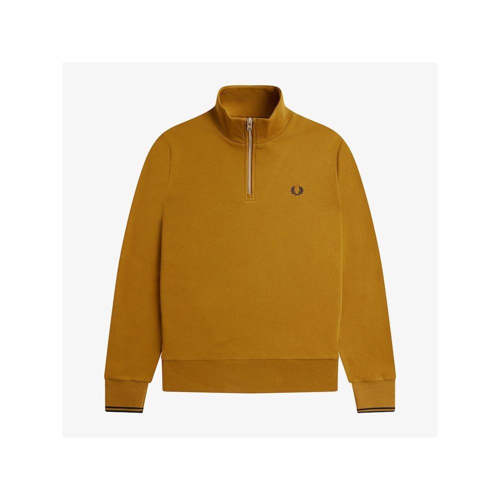 Fred Perry [quartier général Authentique] Fred Perry [ligne de base] Sweat-shirt Demi-Zip  S81  Afpm2333574 S81 qzgAfpm2333574 S81