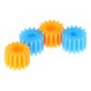 10Pcs Inner Diameter 3/4Mm D Type Plastic Gears 15 Teeth 0.5 Module Fit Motor Cutting Edge Shaft Diy Parts