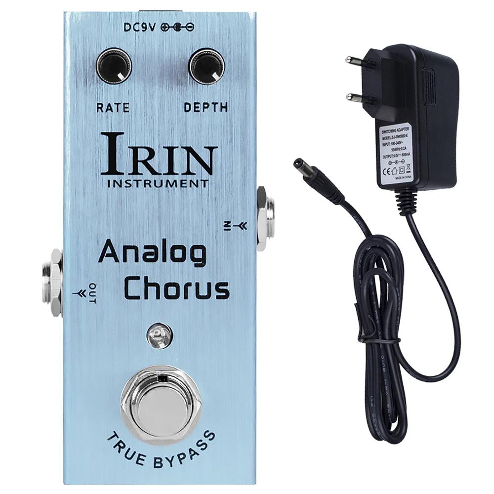 IRIN AN-08 ANALOG CHORUS Guitar Pedal for Circuit Chorus Tone Guitarra Effect Pedal True Bypass with Classic BBD Chip 9V Adapter