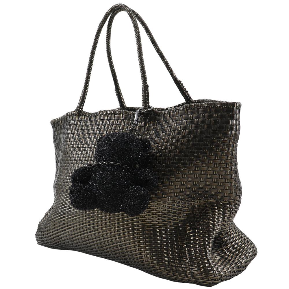 Anteprima Intretti Tote Bag Black Wire Cord Women Used