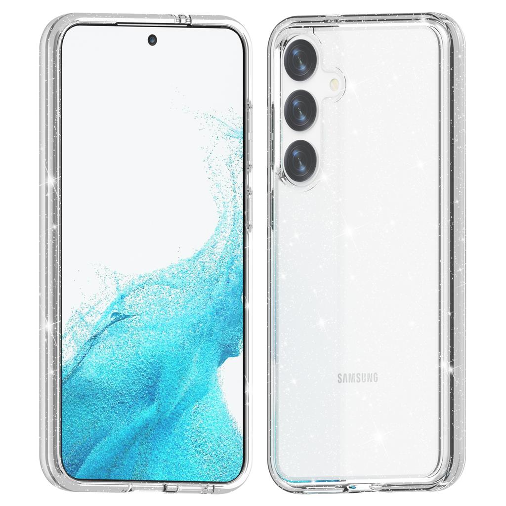 Etui na Samsunga Galaxy S24 Odporne na zarysowania Błyszczące Brokatowe Etui na Telefon