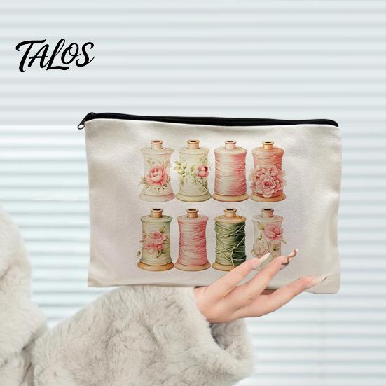 Storage Bag, Large Capacity Travel Organizer, Wear-Resistant Portable Cosmetic Zipper Pouch, for Stationery Makeup And Crafts