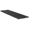 2PCS Traction Boards with TPR for Mud Snow Sand Storage Bags Short Black