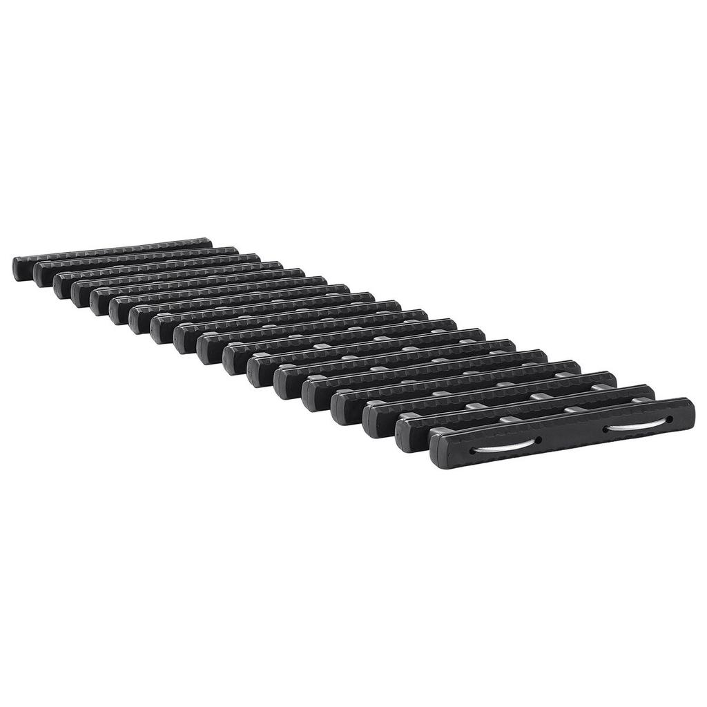 2PCS Traction Boards with TPR for Mud Snow Sand Storage Bags Short Black
