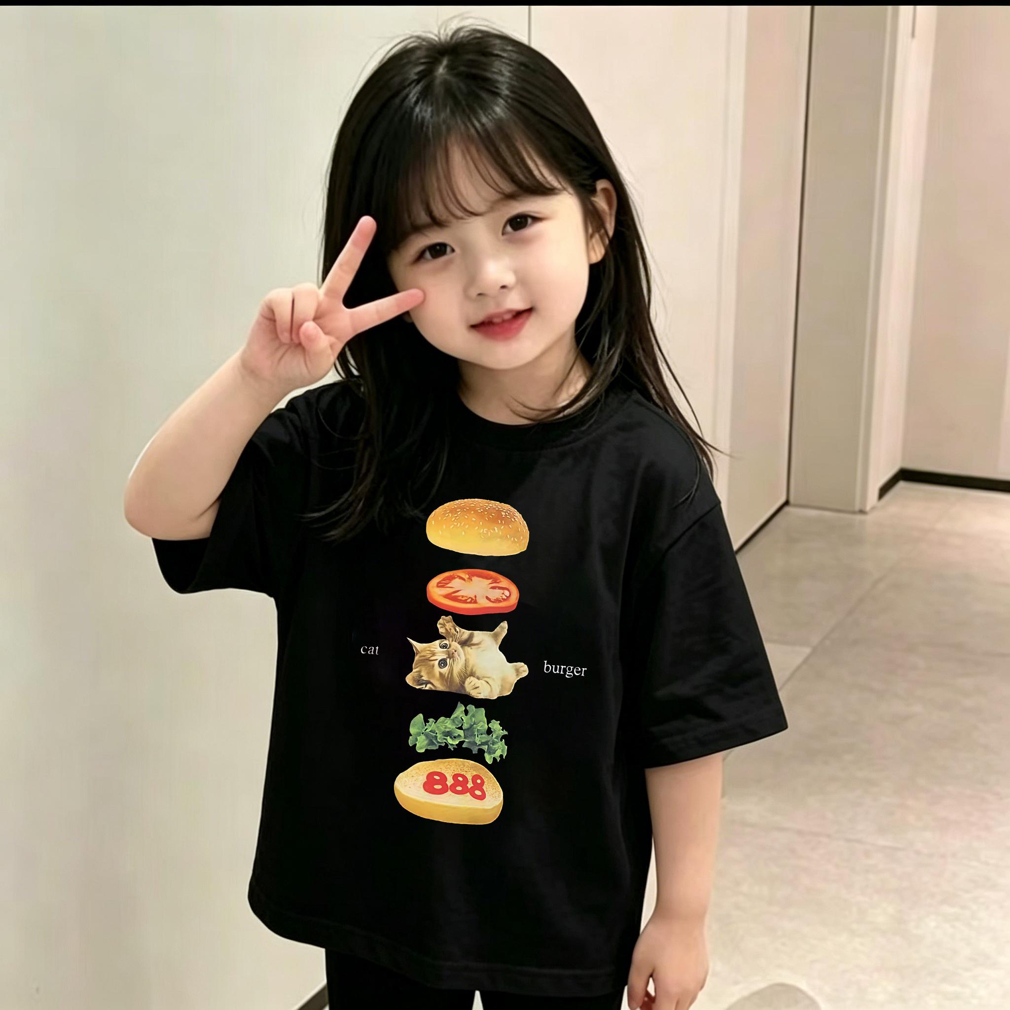 Bestselling Cartoon Print 100 Cotton Cute TShirt for Children Boys  Girls  Baby Truck Print Top 100
